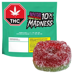 No Future 10 pack 10X the Madness Ratio'd Cherry Blast 1:1:2 THC/CBD/CBC Gummies Edibles