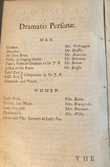Vanbrugh, Sir John. The Provok'd Wife. (1735)