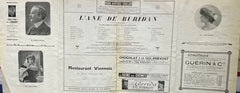 Theatre du Gymnase, Paris. "L'âne de Buridan." N.d., (ca. 1909)