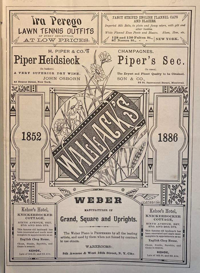 Wallack's Theatre, NY. De Wolf Hopper in "Don Caesar." May 7, 1886.