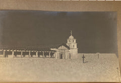 (Signed) {Photograph} Rand-Smith, Frances. Mission Santa Cruz. (N.d., ca. 1916)