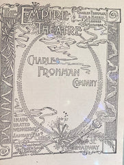 Empire Theatre, NY. Mr. John Drew in "The Bauble Shop." With 'Maud' Adams. Nov. 19, 1894.