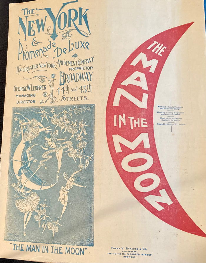 The New York & Promenade Deluxe Theatre, NY. "Man in The Moon." July 17, 1899.