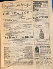 The New York & Promenade Deluxe Theatre, NY. "Man in The Moon." July 17, 1899.