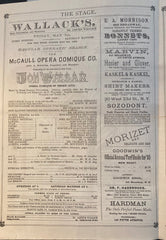 Wallack's Theatre, NY. De Wolf Hopper in "Don Caesar." May 7, 1886.