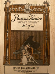Parsons Theatre, Hartford, CT. "The Green Hat." Starring Katharine Cornell. March 21, 1927.