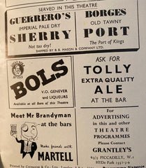 Harold Pinter's "The Birthday Party." Lyric Hammersmith, London. May, 1958.