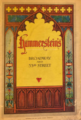 Hammerstein's Theatre, NY. "Sweet Adeline." Feb. 17, 1930.