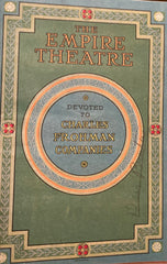(J. M. Barrie) Empire Theatre, NY. "Dear Brutus." Feb. 3, 1919. Starring William Gillette and Helen Hayes.