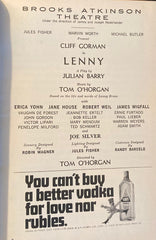 Brooks Atkinson Theatre, NY. "Lenny." March, 1972.