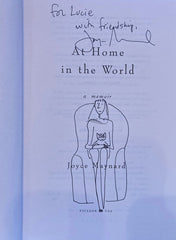 (Inscribed w/ Orig. Drawing) At Home in the World. By Joyce Maynard. (1998) 1st ed.
