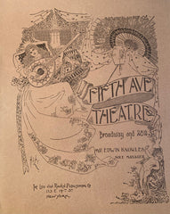 5th Avenue Theatre, NY. "Twelth Night." March 5th, 1900.