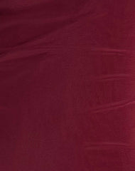 Renata Asymmetrical Mini Dress in Burgundy Mesh