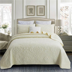 All-Season Cotton Bedspread Set - Chic and Comfortable Bedding