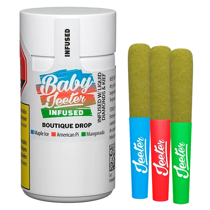 Jeeter 1.5 g Baby Jeeter Boutique Drop Infused PR 3 x 0.5 g Pre-Rolls