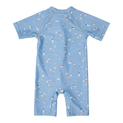 Little Dutch Kinder-Badeanzug Sailors Bay Dark Blue 62/68 – weitere Produktansicht der UV-Schutz-Bademode für den Sommer