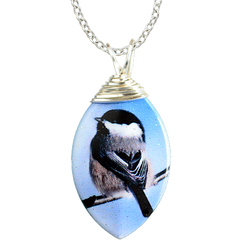 Black-capped Chickadee Necklace, Item# 4151X