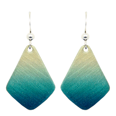 Blue Ombre Earrings, Sterling Silver Earwires, Item# 1065