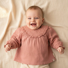 Bluse Warm Rose - Little Farm | Little Dutch