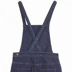 Emile et Ida,Braided Denim Overalls,CouCou,Mamma Clothing