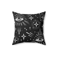 Cosmic Eyes Spun Polyester Square Pillow
