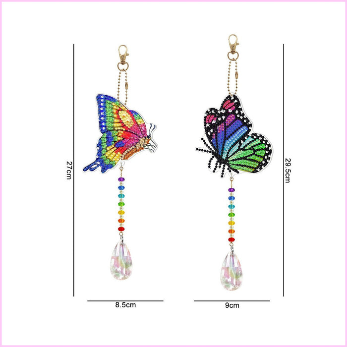 Double Sided Pendand Diamond Art-Heartful Diamonds
