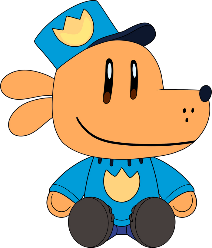 Dog Man Plush (9in)