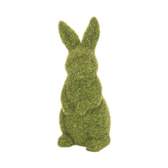 Easter Flocked Standing Bunny Decorative Figurine