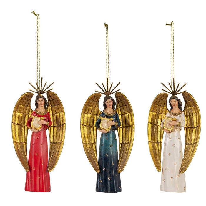 Elegant Resin Angel Ornament