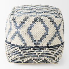 Eshana Pouf: Front Product View