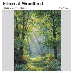 Ethereal Woodland Diamond Painting Kit-40x55cm (16x22 in)-Heartful Diamonds