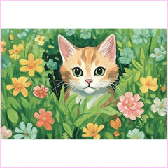 Garden Whiskers-Diamond Painiting Kit-Heartful Diamonds