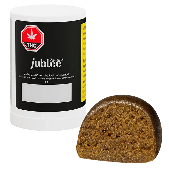 Jublee Extracts 2 g Gilded Cold Cured Live Rosin Infused Hash Concentrates