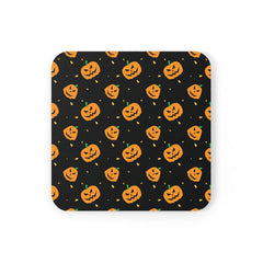 Halloween Corkwood Coaster Set Home Decor