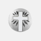 Have Faith Cross - White