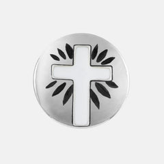 Have Faith Cross - White