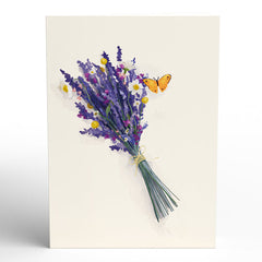 Lavender Bicycle Lovepop Card