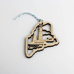 Maine State Christmas Ornament: Moose