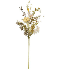 Mixed Cream Fall Floral Spray