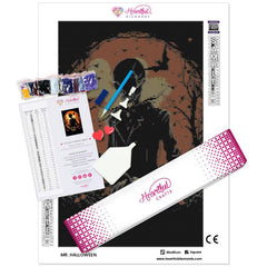 Mr. Halloween Diamond Painting Kit-30x45cm (12x18 in)-Heartful Diamonds