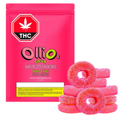 Olli O's 10 pack Multipack Sour Watermelon Gummies Edibles