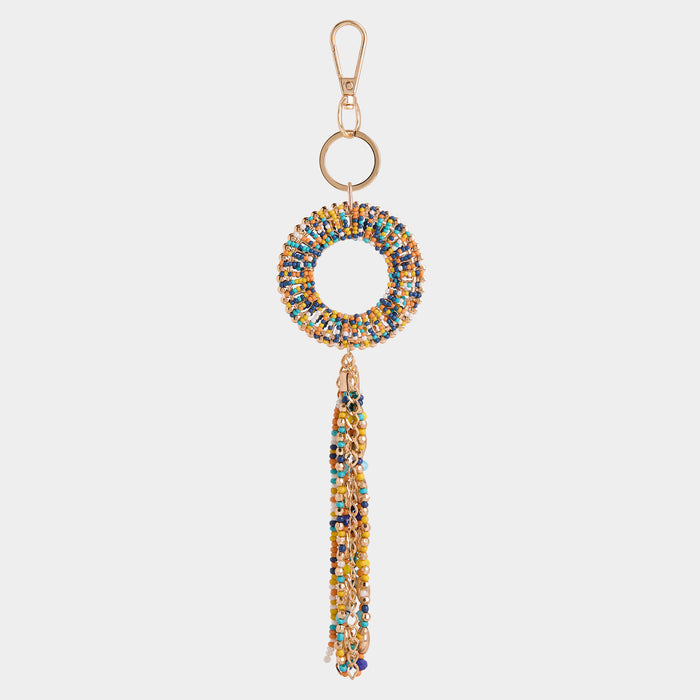 Nanette Key Chain - Blue Multi