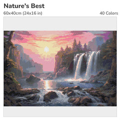 Nature's Best Diamond Painting Kit-60x40cm (24x16 in)-Heartful Diamonds