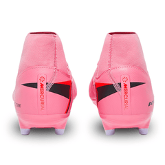 Nike Zoom Superfly 10 Academy FG/MG Soccer Cleats (Magic Flamingo/Black - Total Crimson) | SoccerWearhouse