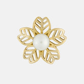 Pearl Flower Flake- Gold - Gold