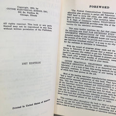 Practical Television Servicing & Trouble Shooting Manual by Technical Staff 1957 Book Number Three Coyne Electrical and Radio School