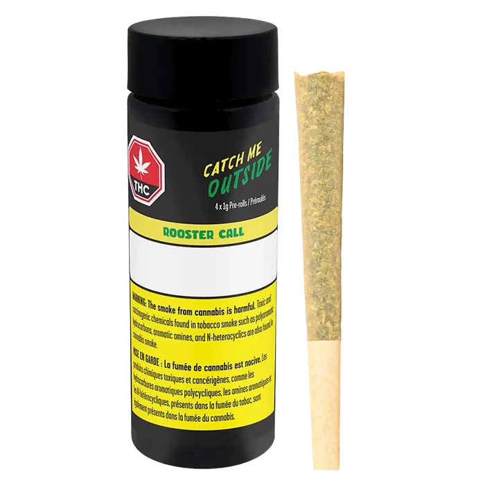 Catch Me Outside 4 g Rooster Call PR 4 x 1 g Pre-Rolls