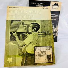 Sears How to Install Pamphlets: Central Heating, Cooling & Plumbing (1950s)