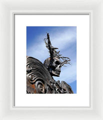 Skull Warrior - Framed Print - Fry1Productions