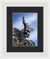 Skull Warrior - Framed Print - Fry1Productions